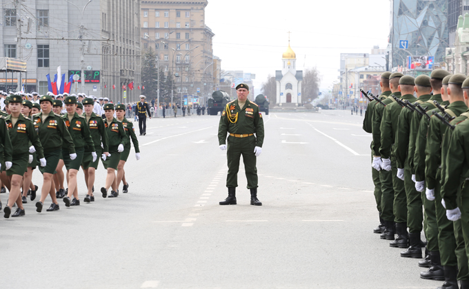 Репетиция парада 7 и 8 мая 2019 – перекрытие дорог в Новосибирске