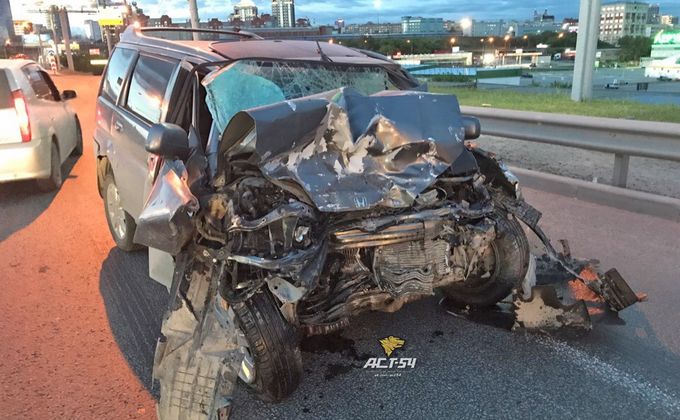 Четыре автомобиля пострадали в ДТП в Новосибирске