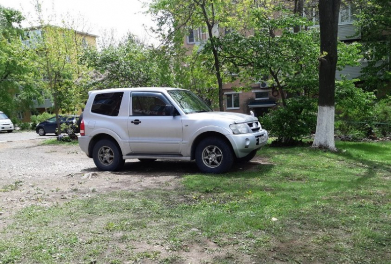 Во Владивостоке ещё 20 водителей оштрафованы за парковку на газонах