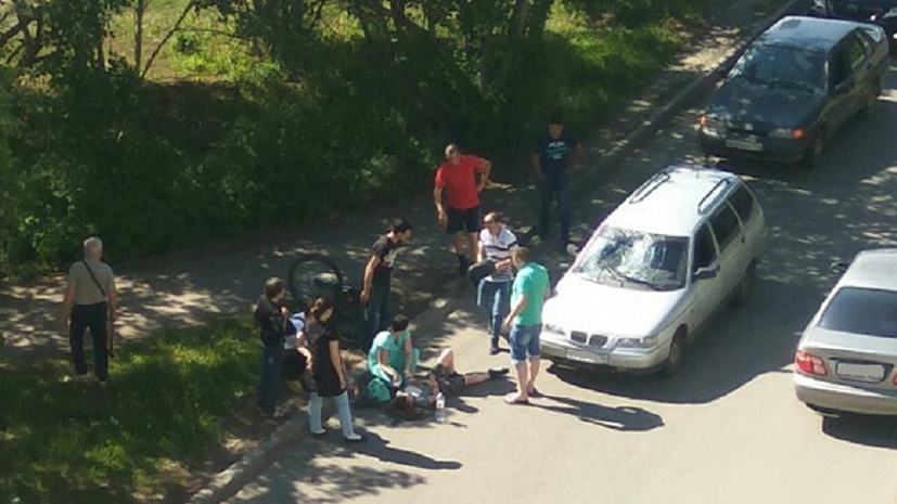В Челябинске автомобилист сбил ребенка на велосипеде
