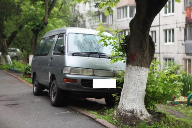 Автолюбителей Владивостока штрафуют за парковку на клумбах и газонах