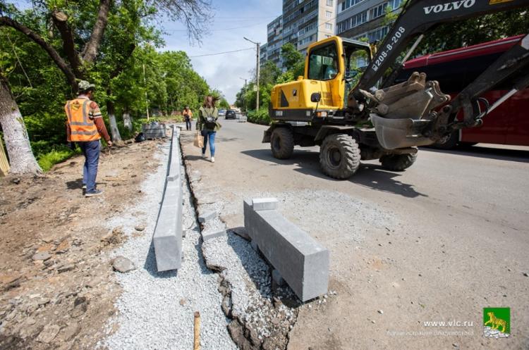Ещё на двух улицах Владивостока начался капитальный ремонт