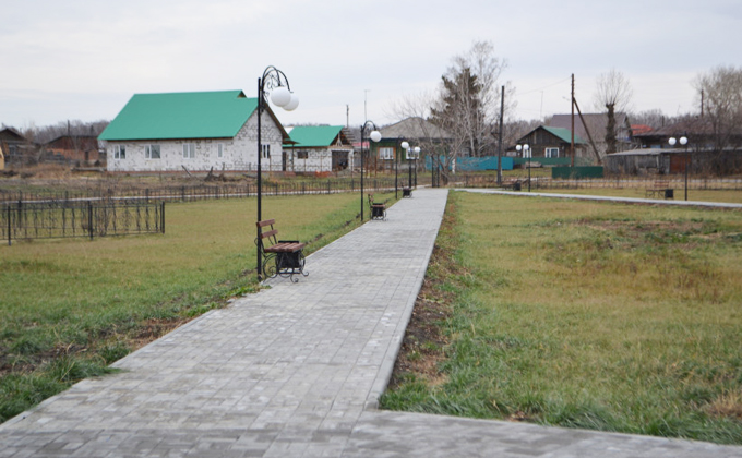 Новые дворы и парки появились в Ордынском районе в рамках нацпроекта
