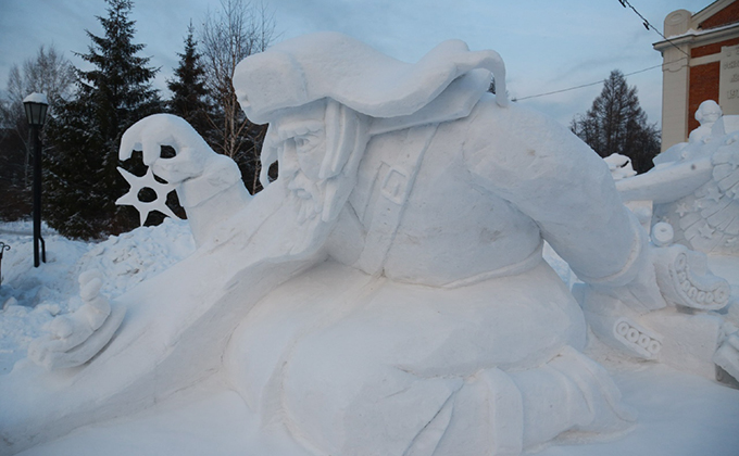 Кто победил на фестивале снежных скульптур-2020 в Новосибирске