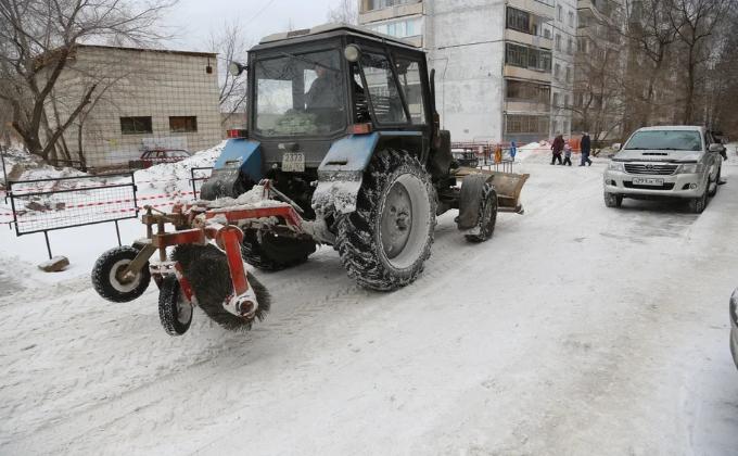 Какие улицы почистят от снега в Новосибирске ночью 5 февраля