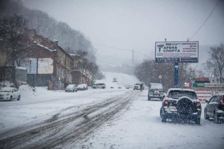 В пятницу во Владивостоке ожидается небольшой снег