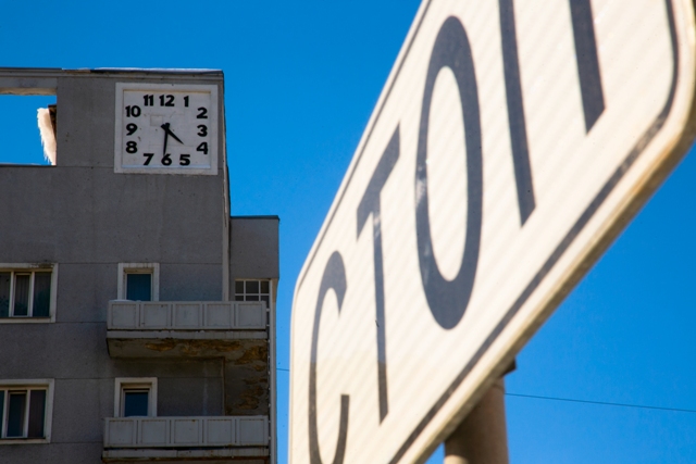 Часы остановились в «Доме под часами» в Новосибирске