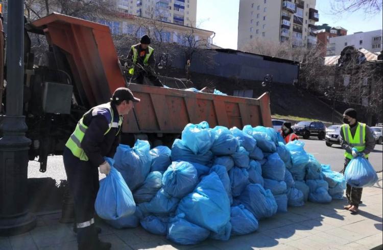 Во Владивостоке продолжается санитарный двухмесячник