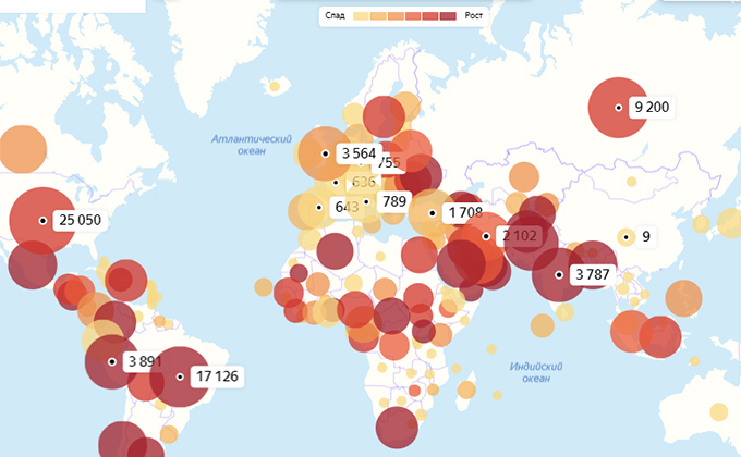 Карта коронавируса 17 мая: новая статистика заболевших в России и в мире