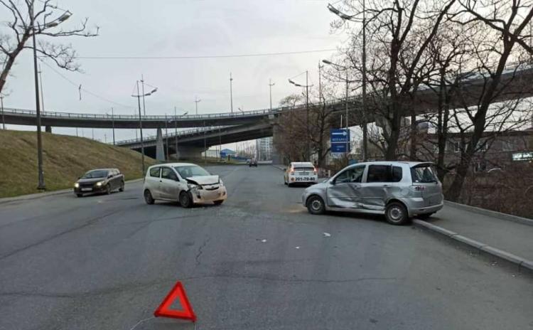 Не успел затормозить: Жёсткое ДТП произошло во Владивостоке