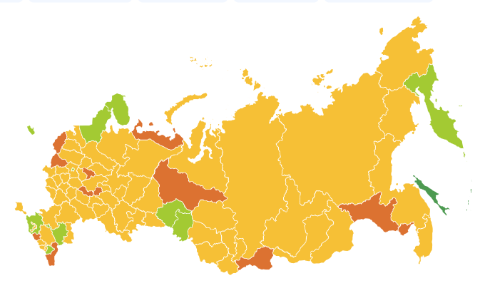 Как регионы выходят из режима ограничений по COVID-19 – карта