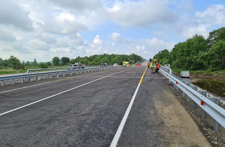 Новый мост открыли для автомобилистов в Приморье