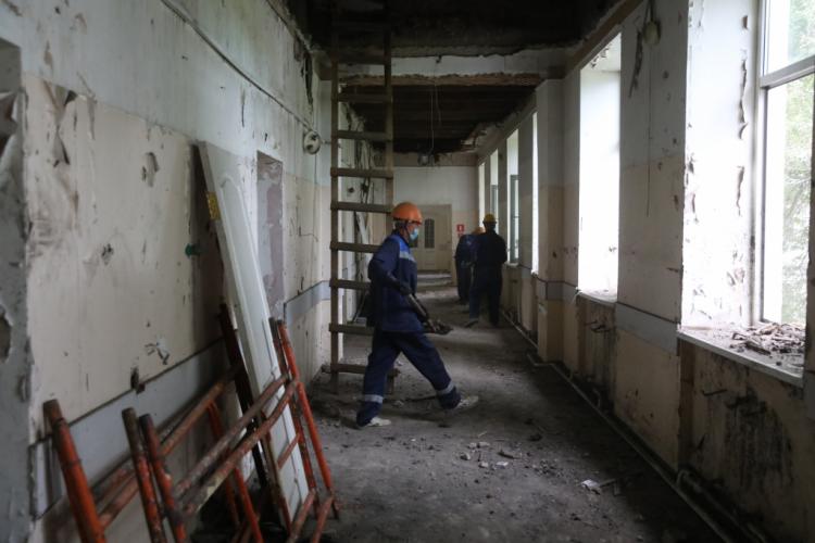 В Приморье началось восстановление больницы, в которой был пожар