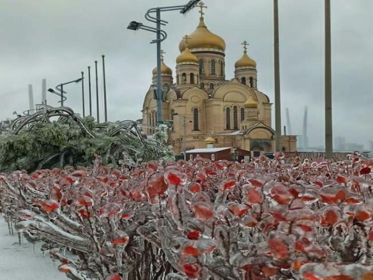 Никогда такого не видела: Владивосток в ледяных объятьях