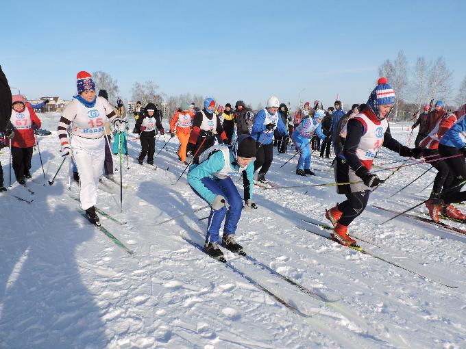 Морозы не помешали лыжным гонкам в Искитимском районе