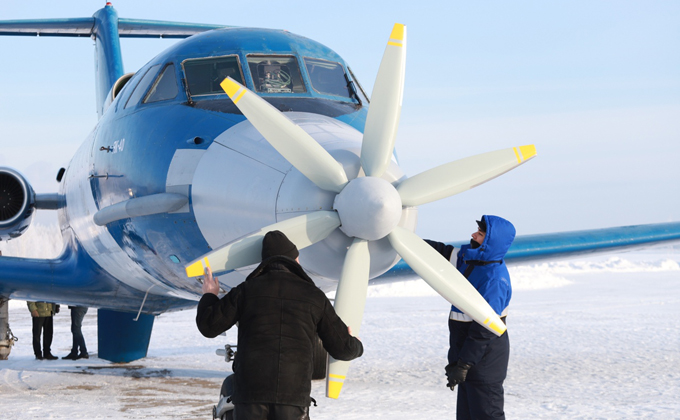 Самолет с уникальным электродвигателем испытали в Новосибирске