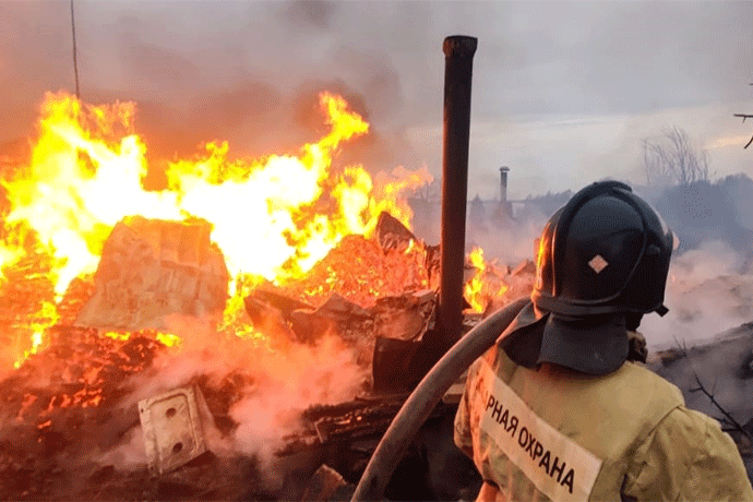 Два трупа найдены на пожаре в селе Антоново: СКР проводит проверку