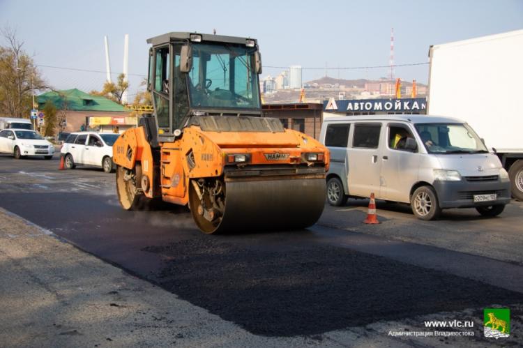 На Калинина, Нейбута и Спортивной ремонтируют дороги