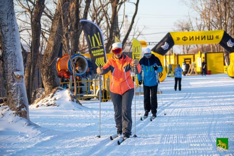 Лыжная трасса работает ежедневно для жителей и гостей Владивостока