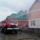 Крупный пожар на улице Порт-Артурской в Новосибирске ликвидирован