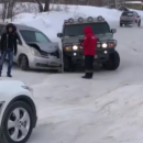 В ловушку превратилась дорога между Выборной и Плющихинским жилмассивом