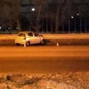 Уйти от погони Тойоте Витц помешала фура Скания в Новосибирске