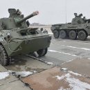 Колонны военной техники маршем движутся к Новосибирску