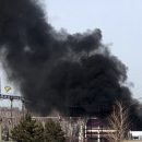 Трансформаторная подстанция горит в Новосибирске Трансформаторная подстанция горит в Новосибирске