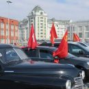 Полиция перечислила нарушения участников автопробега с флагом СССР