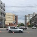 Сбил женщину водитель Mazda на пешеходном переходе в Новосибирске