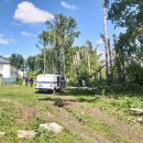 Люлька с рабочими рухнула во время рубки деревьев в Коченевском районе Люлька с рабочими рухнула во время рубки деревьев в Коченевском районе