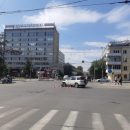 Два кроссовера не поделили Красный проспект в Новосибирске – приехала детская реанимация