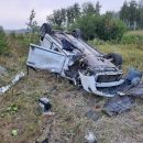 Лексус перевернулся – водитель погиб в аварии на трассе в Чановском районе