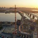Надвижка «Центрального» моста в Новосибирске прошла десятую стадию Надвижка «Центрального» моста в Новосибирске прошла десятую стадию