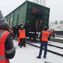 Вагон с углем сошел с рельсов в Новосибирске Вагон с углем сошел с рельсов в Новосибирске