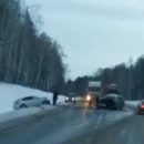 Авария с участием трех машин произошла в Мошковском районе