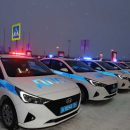 Почти 200 полицейских Hyundai Solaris скопилось у «Экспоцентра» в Новосибирске